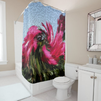 Rideaux De Douche Roses tordus.....