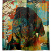 Rideaux De Douche Rottweiler - art numérique de Metzgerhund (Devant)