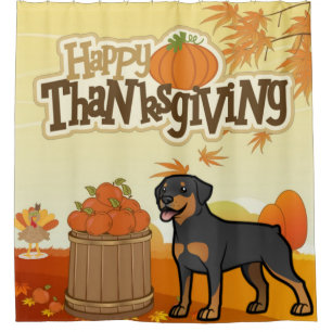 Rideaux De Douche Rottweiler de bon thanksgiving
