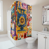 Rideaux De Douche Roue de fortune (En situation)