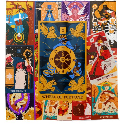 Rideaux De Douche Roue de fortune (Devant)