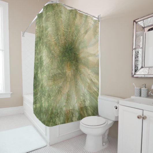 Rideaux De Douche Roue Jungle...... (En situation)