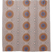 Rideaux De Douche Roue Mandala Brown légère (Devant)