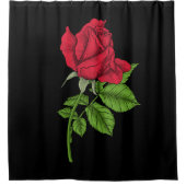 Rideaux De Douche Rouge (Devant)