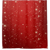 Rideaux De Douche Rouge de fête (Devant)
