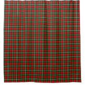 Rideaux De Douche Rouge vert écossais Tartan Plaid (Devant)
