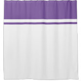 Rideaux De Douche Rouge violet blanc moderne Top Racing Stripes (Devant)