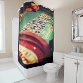 RIDEAUX DE DOUCHE ROULETTE LAS VEGAS (En situation)