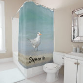 Rideaux De Douche Royal Tern Seabird Beach Photographie (En situation)