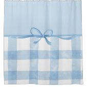 Rideaux de douche Ruban Bleu (Devant)