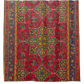 Rideaux De Douche Ruban perse rouge et or (Devant)