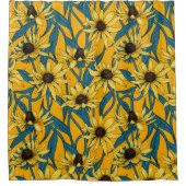 Rideaux De Douche Rudbekia jaune (Devant)