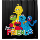 Rideaux De Douche Rue Sésame | Amis sésame (Devant)