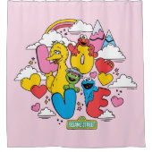 Rideaux De Douche Rue Sésame | Amour (Devant)