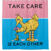 Rideaux De Douche Rue Sésame | Big Bird Prenez soin de vous (Devant)