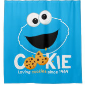 Rideaux De Douche Rue Sésame | Cookie Monster Lookies (Devant)