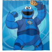 Rideaux De Douche Rue Sésame | Méca Builders Cookie Monster (Devant)