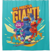 Rideaux De Douche Rue Sésame | Méca Builders Go Mecha Giant! (Devant)