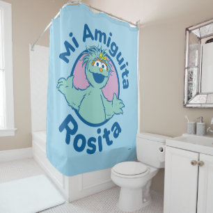 Rideaux De Douche Rue Sésame Mi Amiguita Rosita
