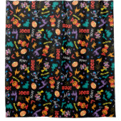 Rideaux De Douche Rue Sésame | Motif d'Halloween (Devant)