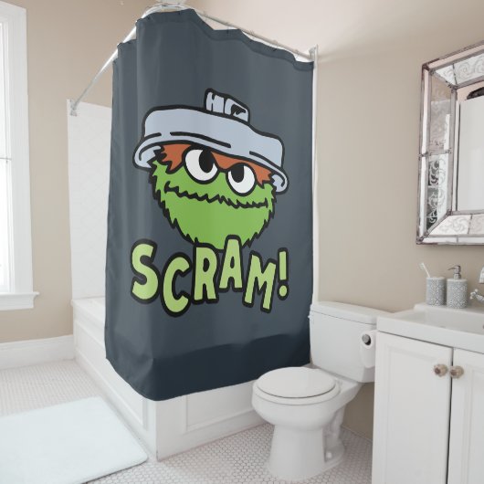Rideaux De Douche Rue Sésame | Oscar the Grouch Scram! (En situation)