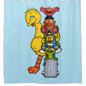 Rideaux De Douche Rue Sésame | Pose Pals Street Sesame (Devant)