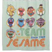 Rideaux De Douche Rue Sésame | Team Sesame depuis 1969 (Devant)