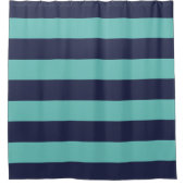 Rideaux De Douche Rugby à XV bleu marine (Devant)