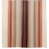 Rideaux De Douche Rust Orange Moderne (Devant)