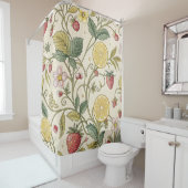 Rideaux De Douche Rustic Strawberry & Citrus Earthy Pattern (3) (En situation)
