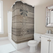 Rideaux De Douche Rustic Weathered (En situation)