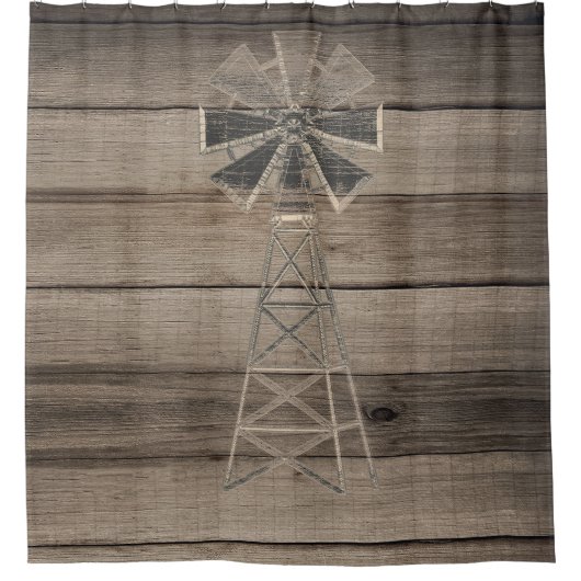 Rideaux De Douche Rustic Weathered (Devant)