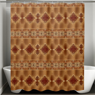 Rideaux de douche Rustique occidental