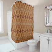Rideaux de douche rustique occidental Style horizo (En situation)