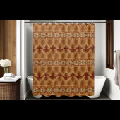 Rideaux de douche rustique occidental Style horizo