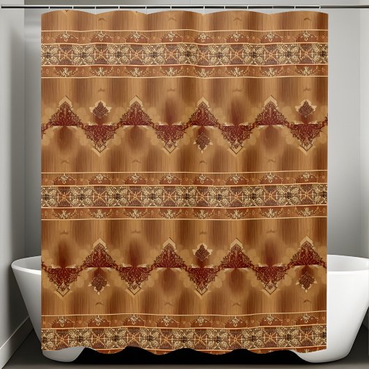 Rideaux de douche rustique occidental Style horizo