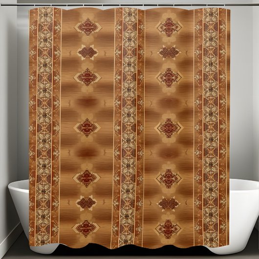 Rideaux De Douche Rustique Ouest Style Vertical