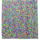 Rideaux De Douche RVB Pixelated Abstrait (Devant)