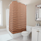 Rideaux De Douche sable Brown (En situation)