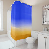 Rideaux De Douche Sable et Surf (En situation)