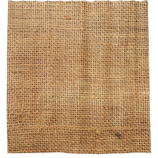 Rideaux De Douche Sacoche Burlap Brown : Arrière - plan de tissu tex (Devant)