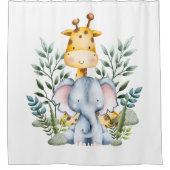 Rideaux De Douche Safari Animaux (Devant)