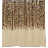 Rideaux De Douche Safari Exotique moderne Abstrait Glam Impression (Devant)