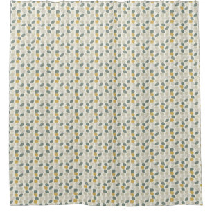 Rideaux De Douche Sage Green Boho Abstrait
