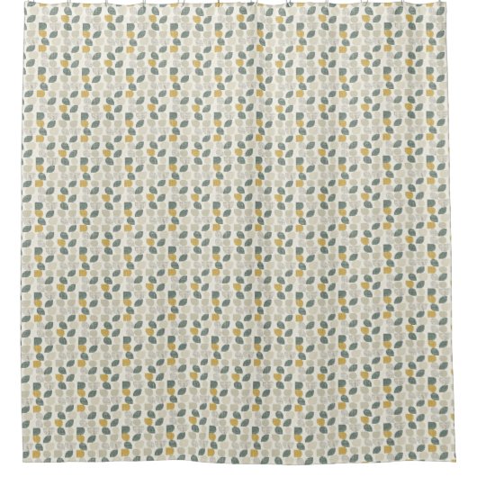 Rideaux De Douche Sage Green Boho Abstrait (Devant)