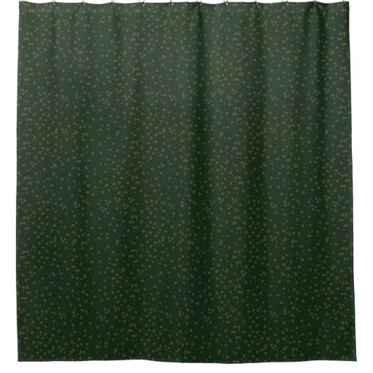 Rideaux De Douche Sage Green Polka Dots Modern Pattern (Devant)