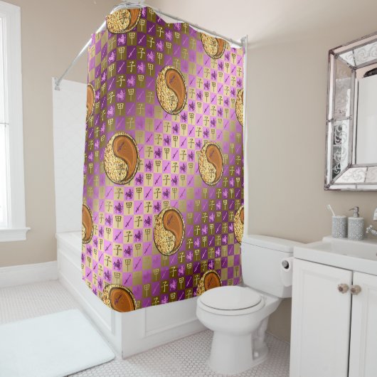 Rideaux De Douche Sagittaire & Rat de bois (En situation)