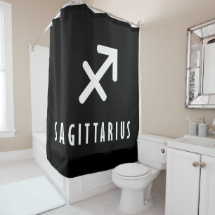 Rideaux De Douche Sagittarius signe zodiaque