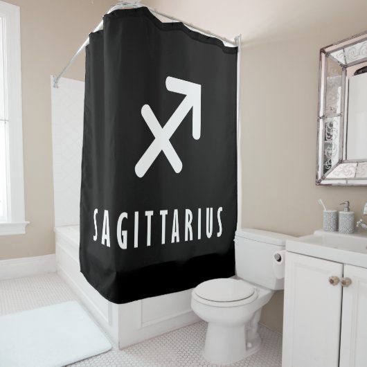 Rideaux De Douche Sagittarius signe zodiaque (En situation)