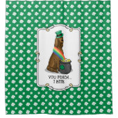 Rideaux De Douche Saint Patrick's Day Irlandais Setter Dog (rouge 1) (Devant)